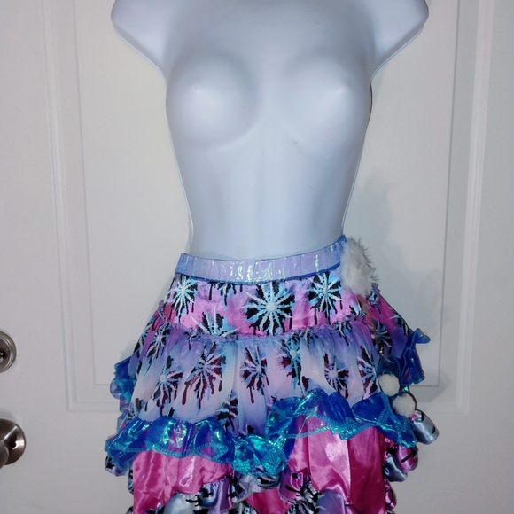 monster high Dresses & Skirts - Monster High Tiered Asymmetrical Ruffle Skirt